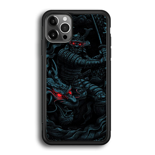 Samurai and Dragon iPhone 12 Pro Max Case
