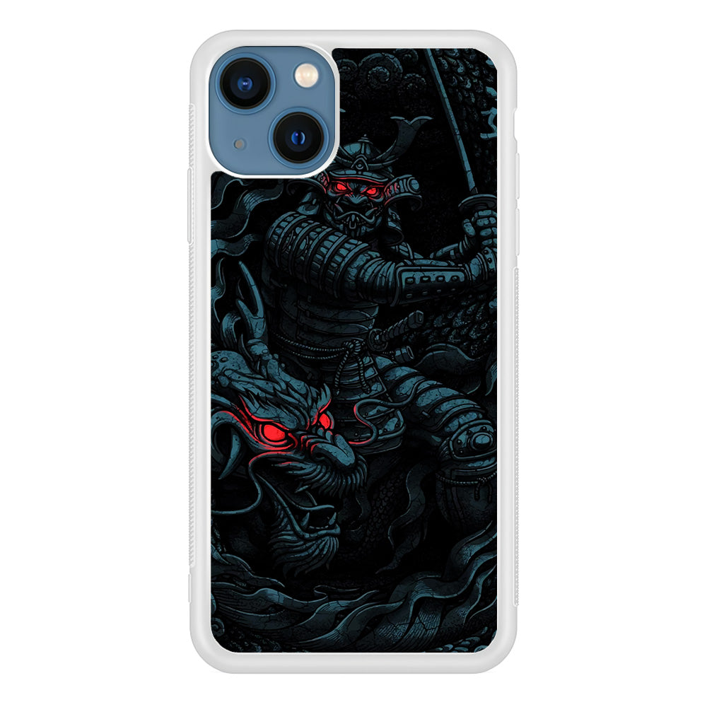Samurai and Dragon iPhone 13 Mini Case-Phone Case-Altracase