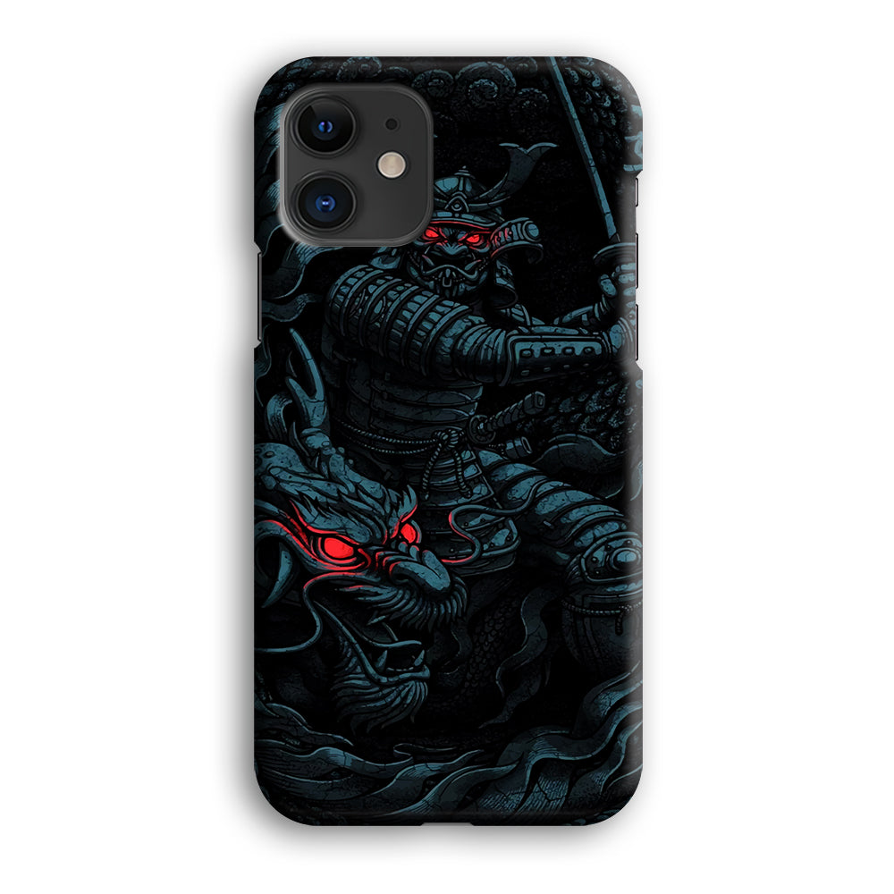 Samurai and Dragon iPhone 12 Case