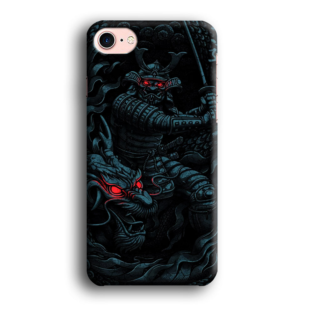 Samurai and Dragon iPhone SE 2020 Case