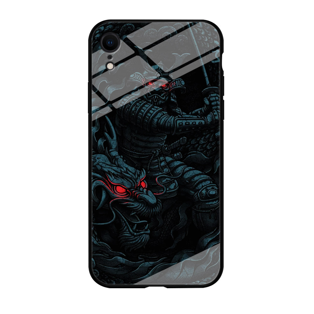 Samurai and Dragon iPhone XR Case