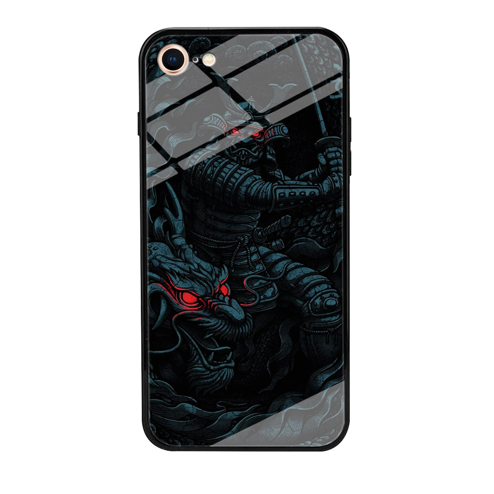 Samurai and Dragon iPhone SE 3 2022 Case
