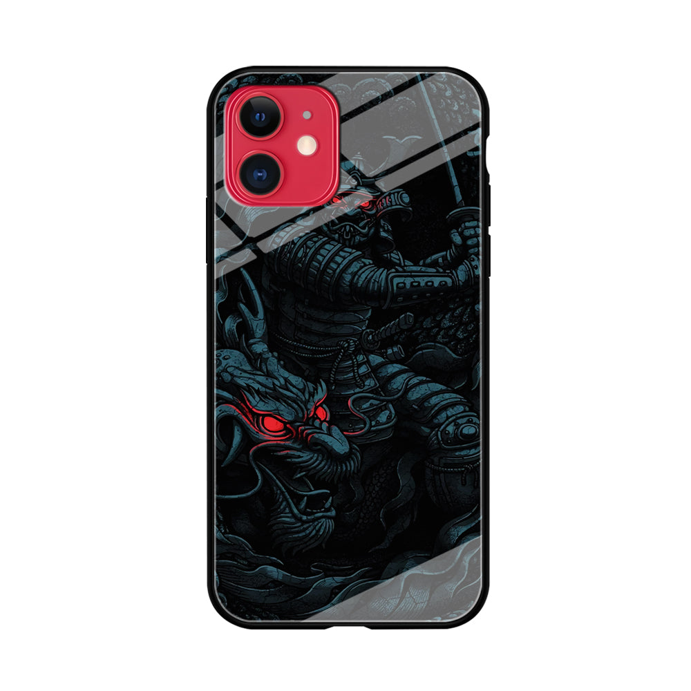Samurai and Dragon iPhone 11 Case