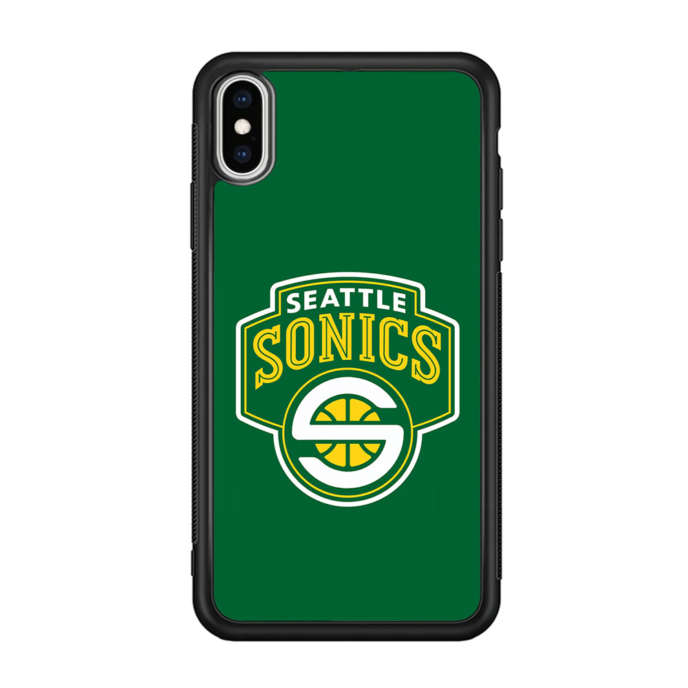 Seattle SuperSonics Logo iPhone Xs Max Case