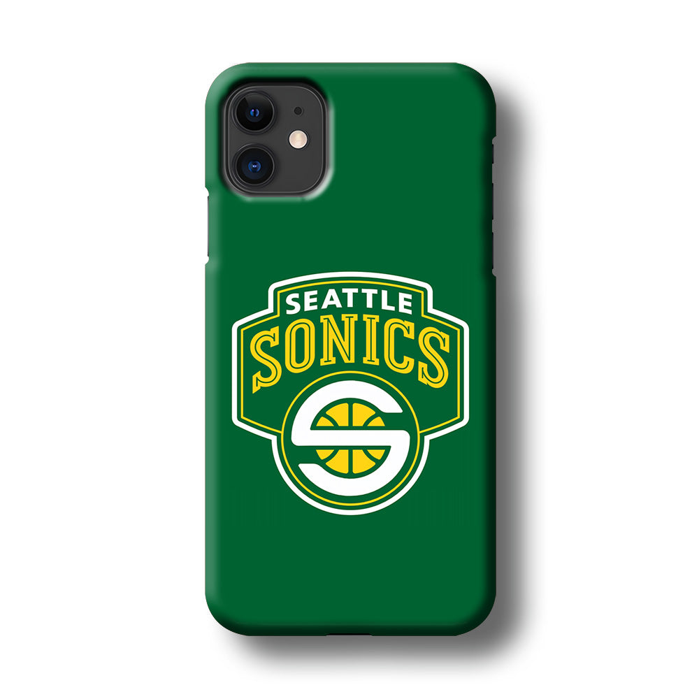 Seattle SuperSonics Logo iPhone 11 Case