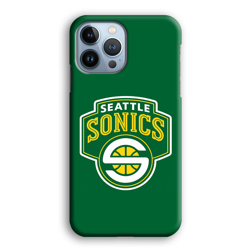 Seattle SuperSonics Logo iPhone 14 Pro Case