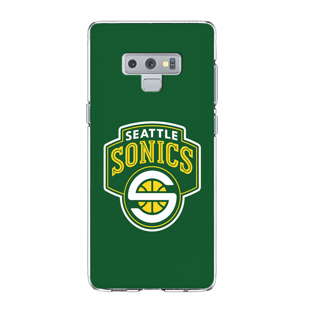 Seattle SuperSonics Logo Samsung Galaxy Note 9 Case