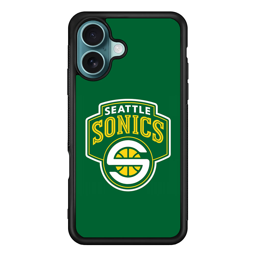 Seattle SuperSonics Logo iPhone 16 Plus Case - Altracase