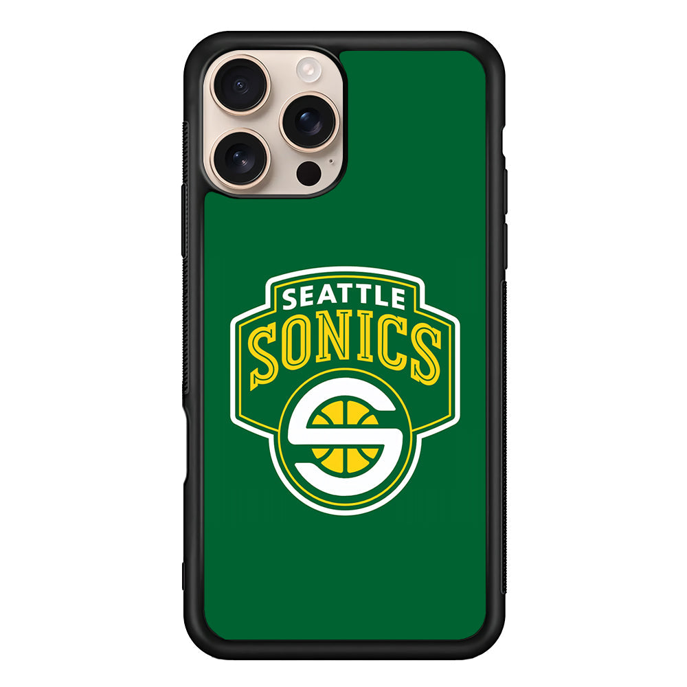 Seattle SuperSonics Logo iPhone 16 Pro Max Case - Altracase