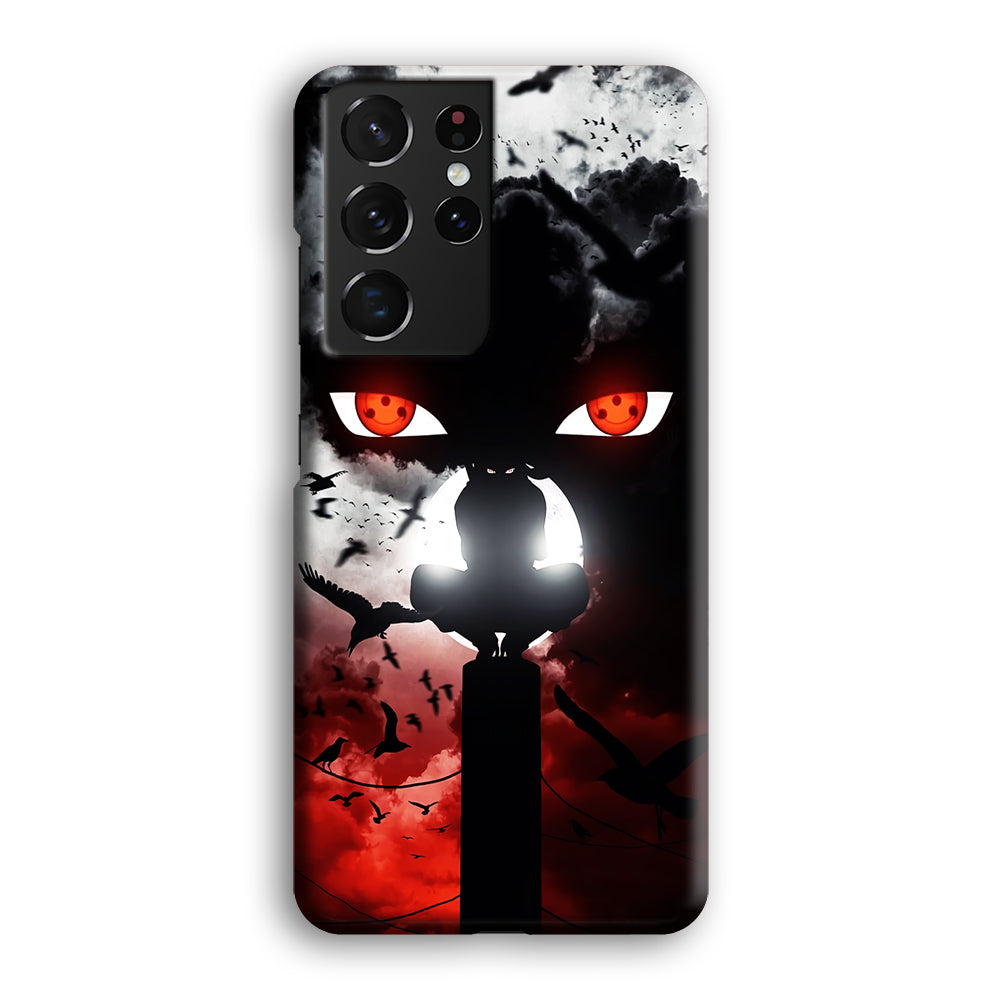 Sharingan Itachi Uchiha Samsung Galaxy S21 Ultra Case-Phone Case-3D Case-Altracase