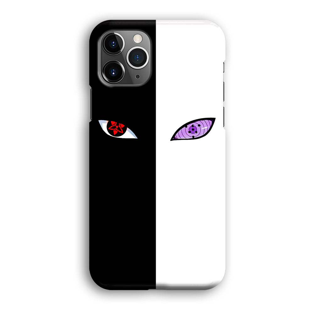 Sharingan Rinnegan Black White iPhone 12 Pro Case