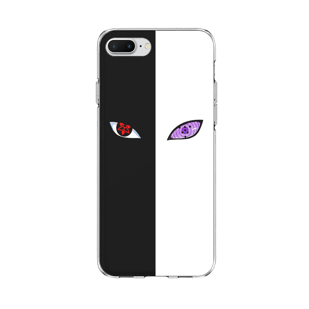 Sharingan Rinnegan Black White iPhone 8 Plus Case