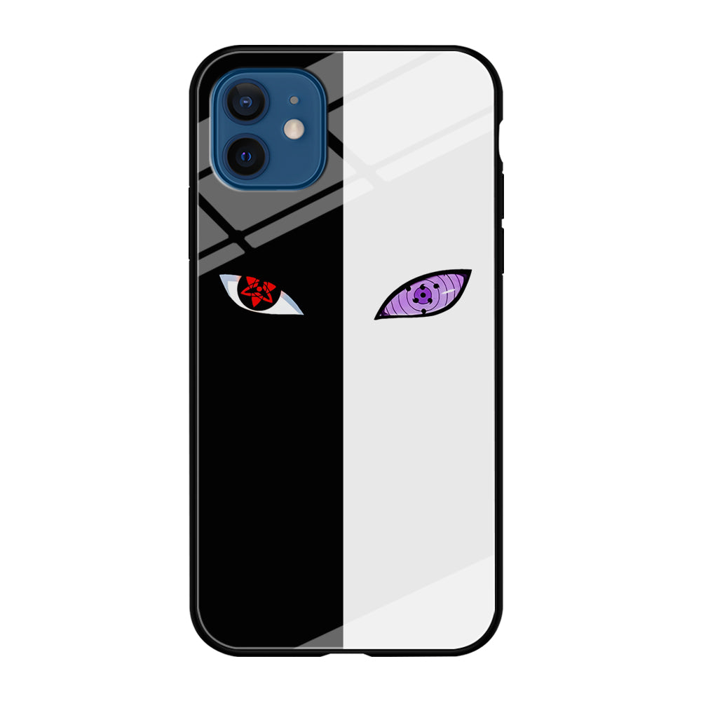 Sharingan Rinnegan Black White iPhone 12 Mini Case