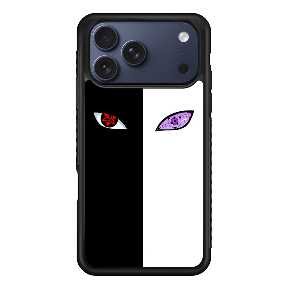 Sharingan Rinnegan Black White iPhone 17 Pro Case - Altracase