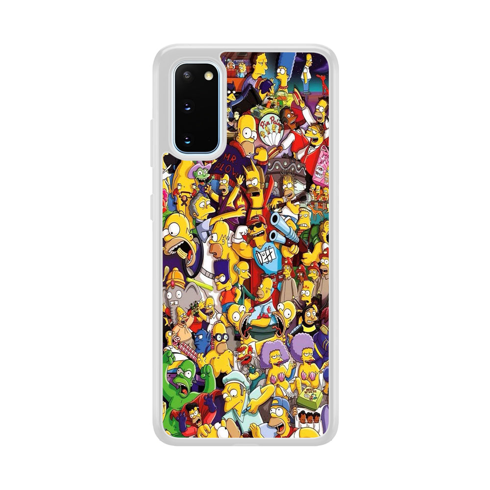 Simpson All Character Samsung Galaxy S20 Case