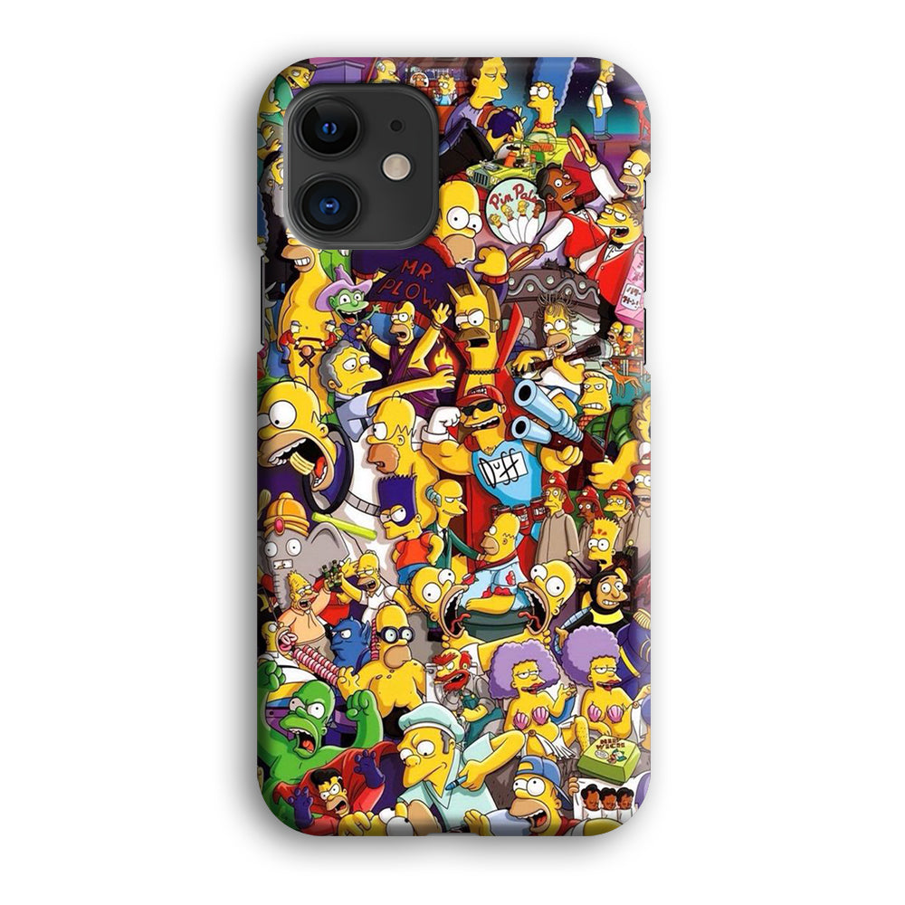 Simpson All Character iPhone 12 Case