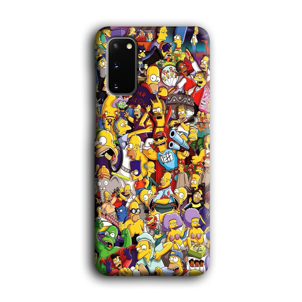 Simpson All Character Samsung Galaxy S20 Case