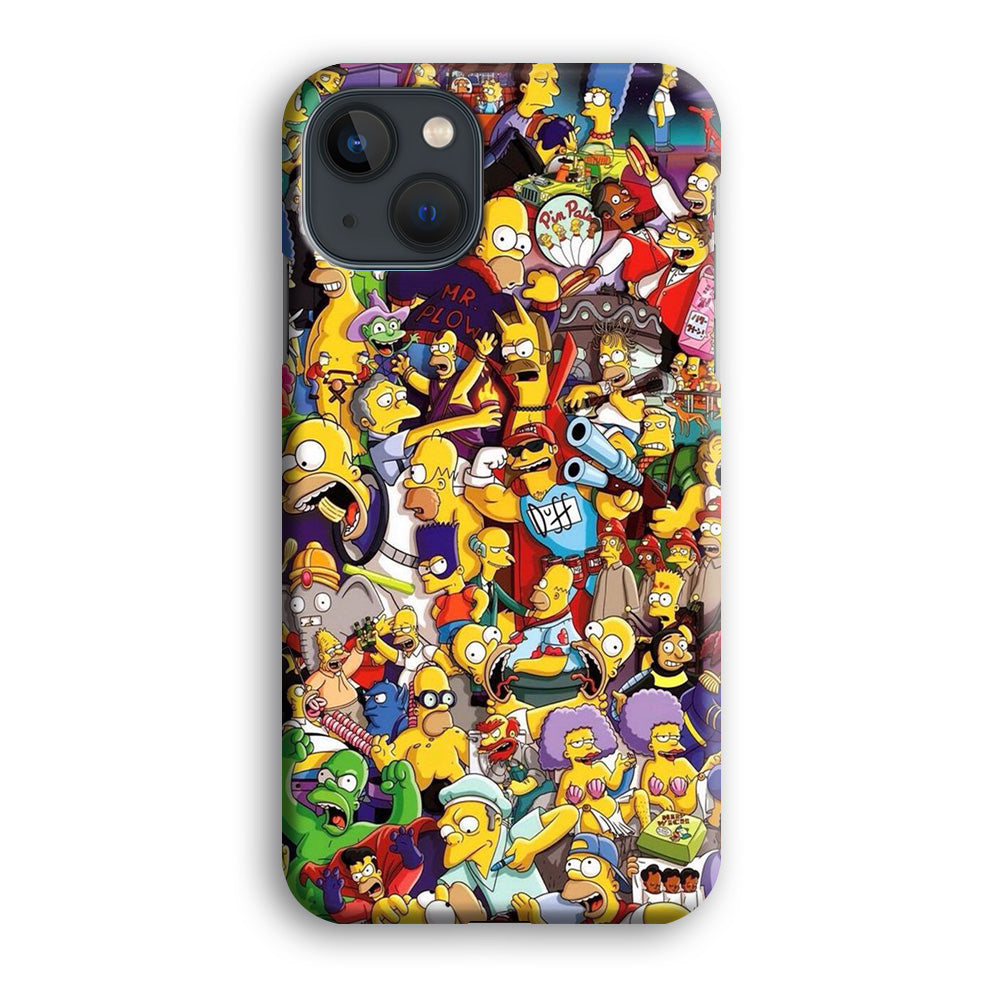 Simpson All Character iPhone 13 Mini Case