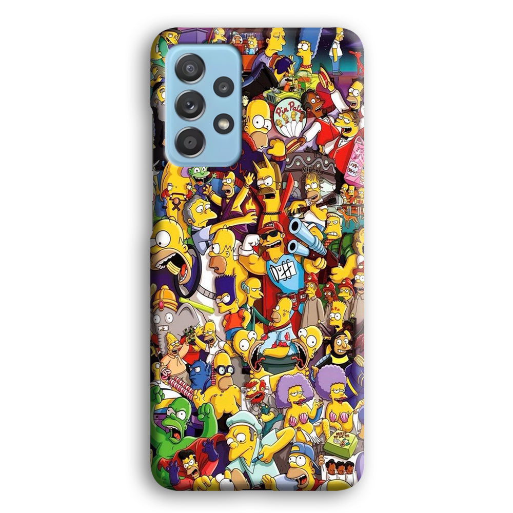 Simpson All Character Samsung Galaxy A52 Case