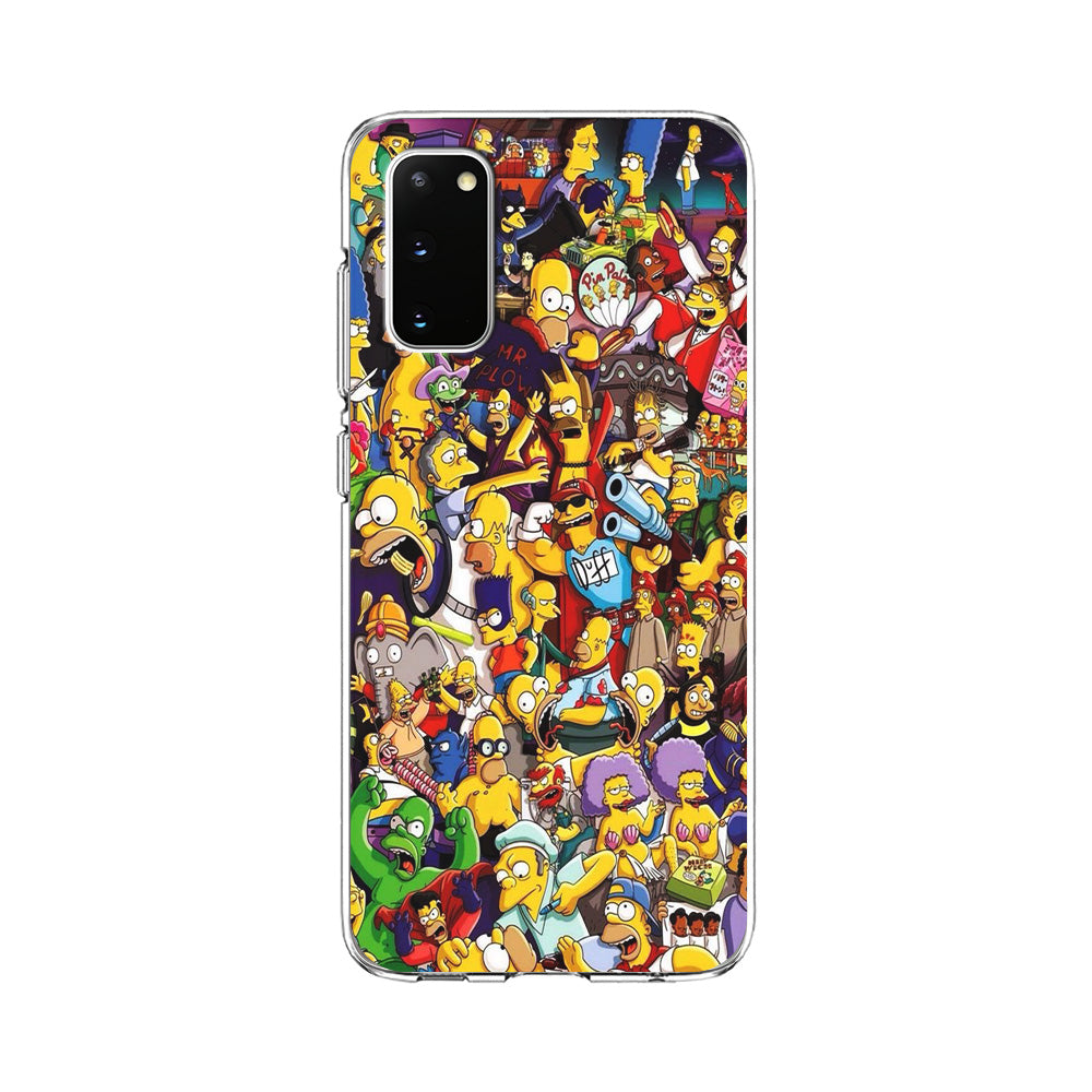 Simpson All Character Samsung Galaxy S20 Case