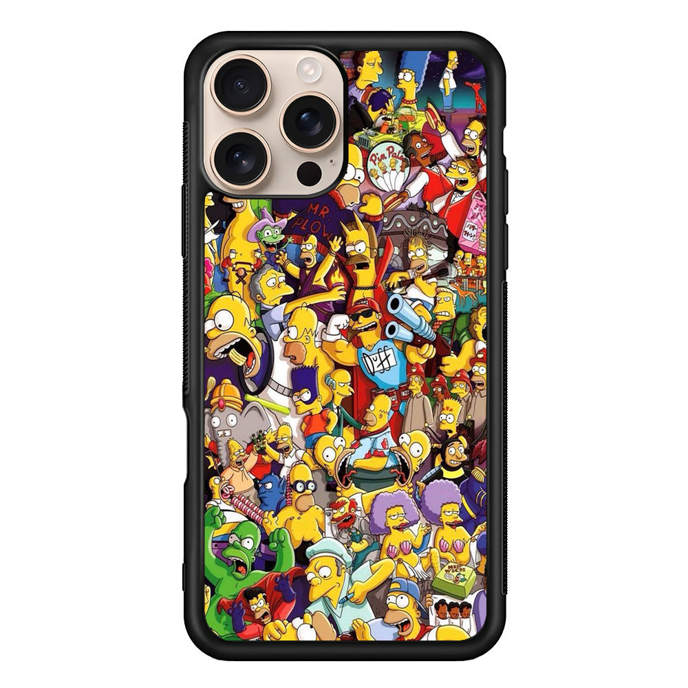 Simpson All Character iPhone 16 Pro Max Case - Altracase
