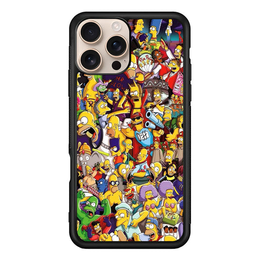 Simpson All Character iPhone 16 Pro Max Case - Altracase