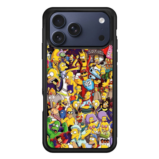 Simpson All Character iPhone 17 Pro Case - Altracase