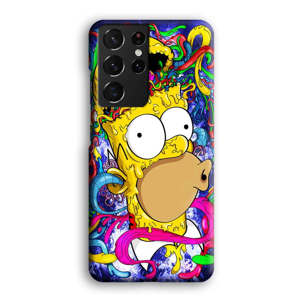 Simpson Homer Abstract Samsung Galaxy S22 Ultra Case