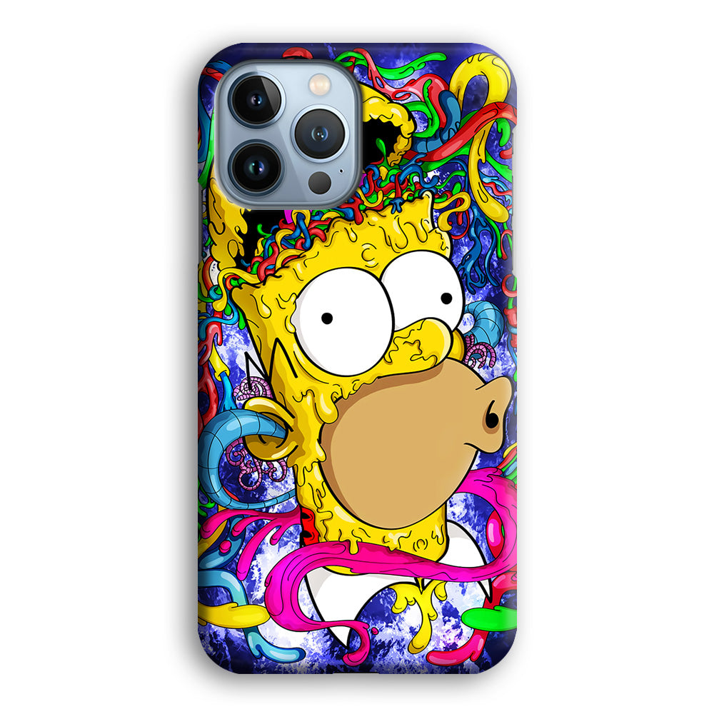 Simpson Homer Abstract iPhone 14 Pro Max Case