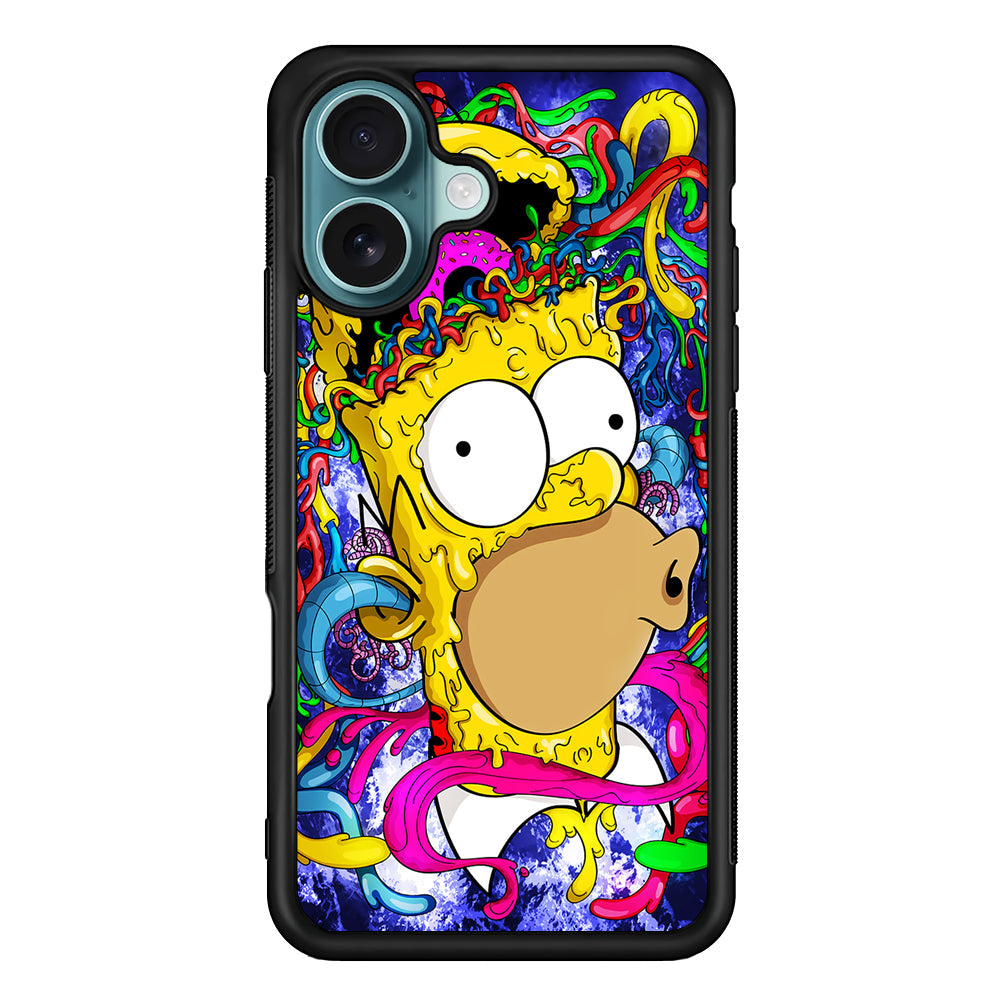 Simpson Homer Abstract iPhone 16 Plus Case - Altracase
