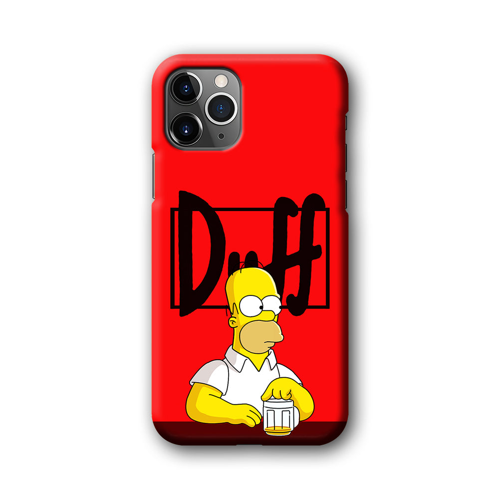 Simpson Homer Duff Red iPhone 11 Pro Case