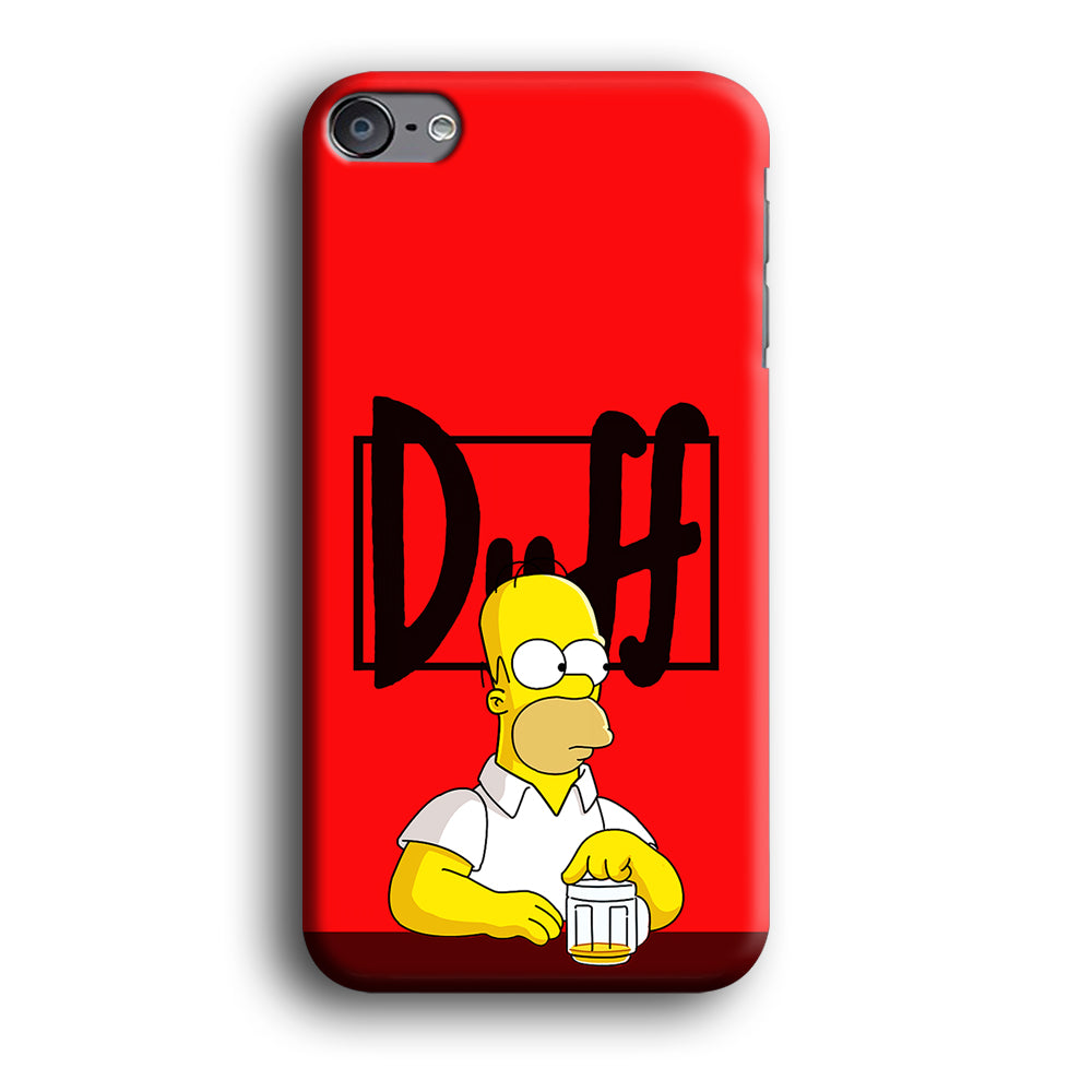 Simpson Homer Duff Red iPod Touch 6 Case