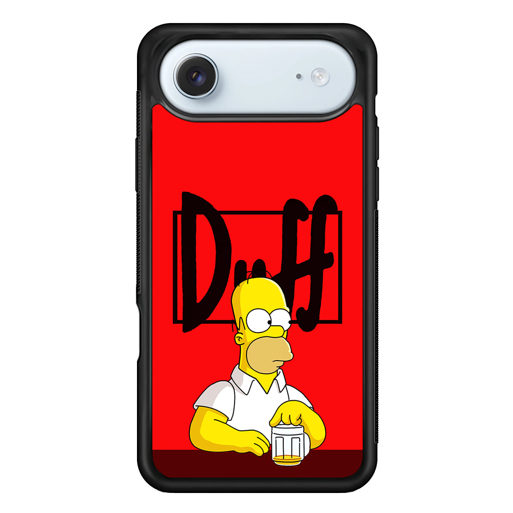 Simpson Homer Duff Red iPhone 17 Air Case - Altracase