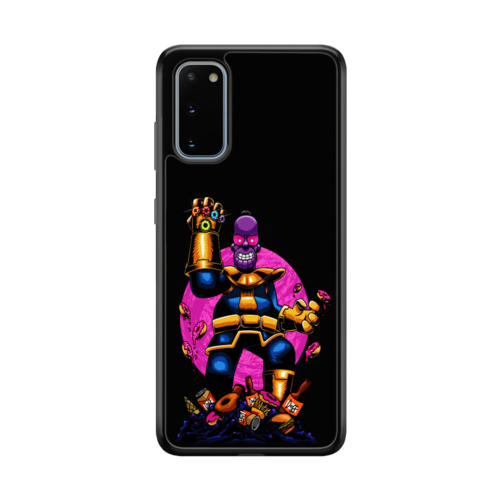 Simpson Homer Thanos Samsung Galaxy S20 Case