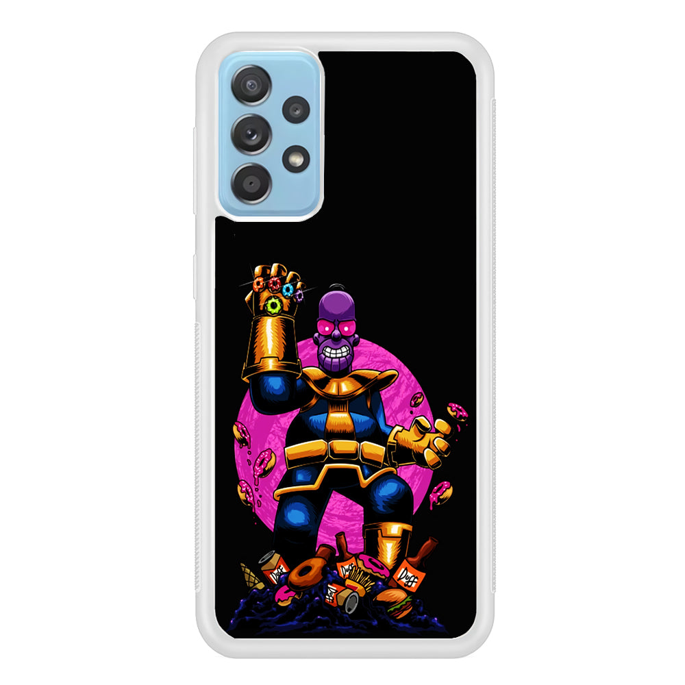 Simpson Homer Thanos Samsung Galaxy A52 Case