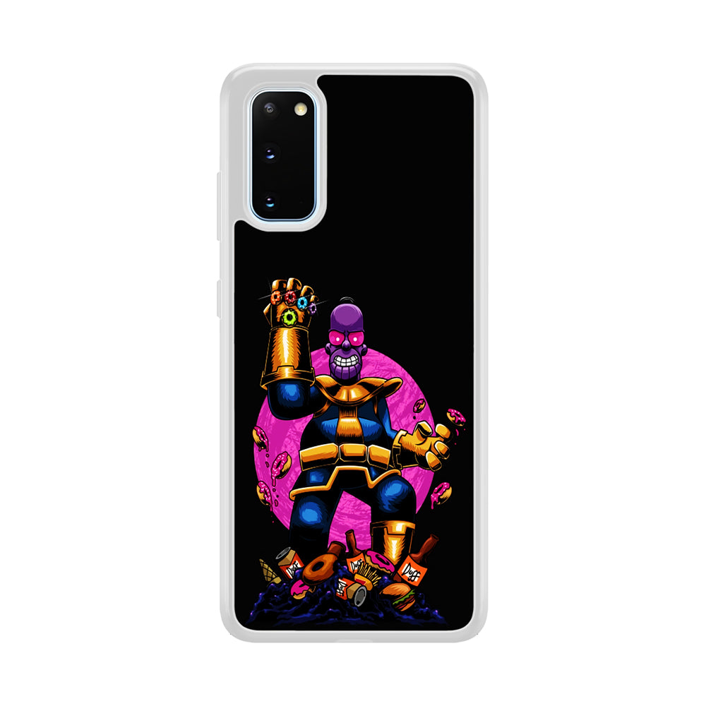 Simpson Homer Thanos Samsung Galaxy S20 Case