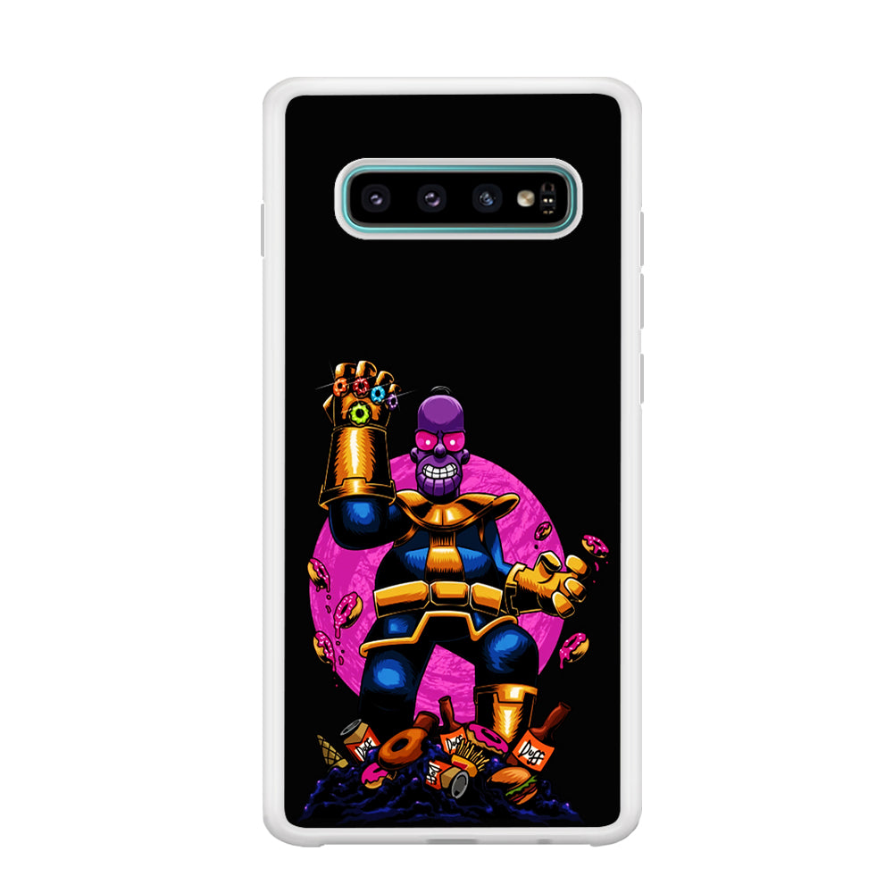 Simpson Homer Thanos Samsung Galaxy S10 Plus Case