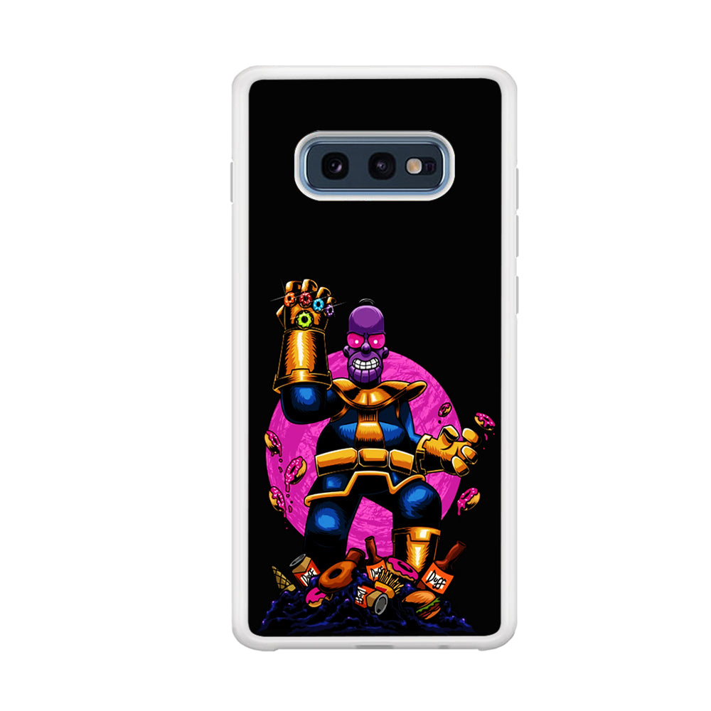 Simpson Homer Thanos Samsung Galaxy S10E Case