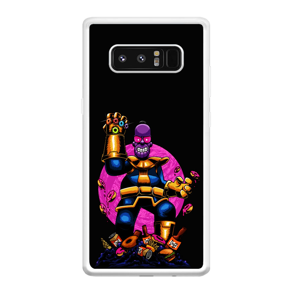 Simpson Homer Thanos Samsung Galaxy Note 8 Case