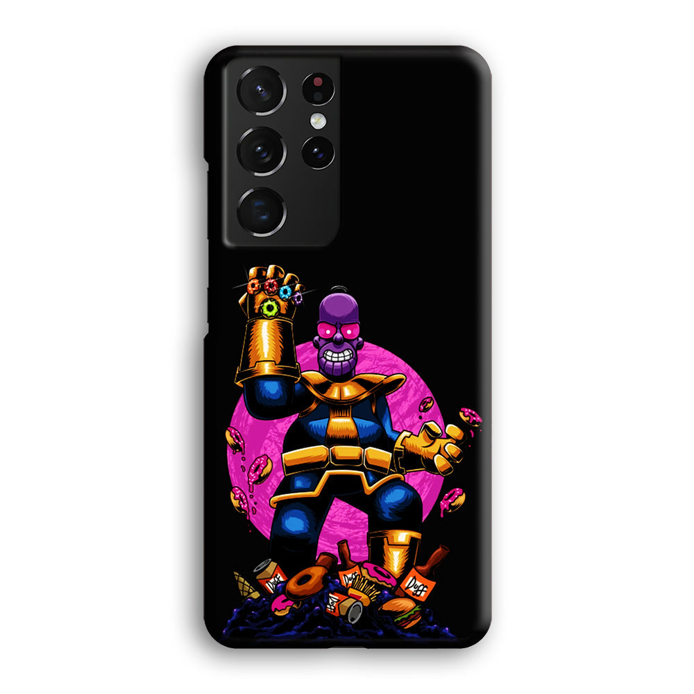 Simpson Homer Thanos Samsung Galaxy S23 Ultra Case