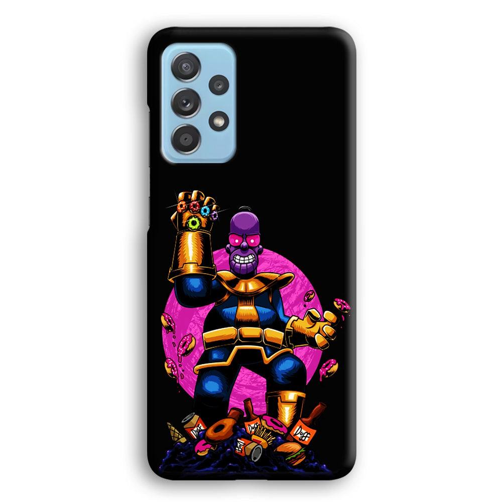 Simpson Homer Thanos Samsung Galaxy A52 Case