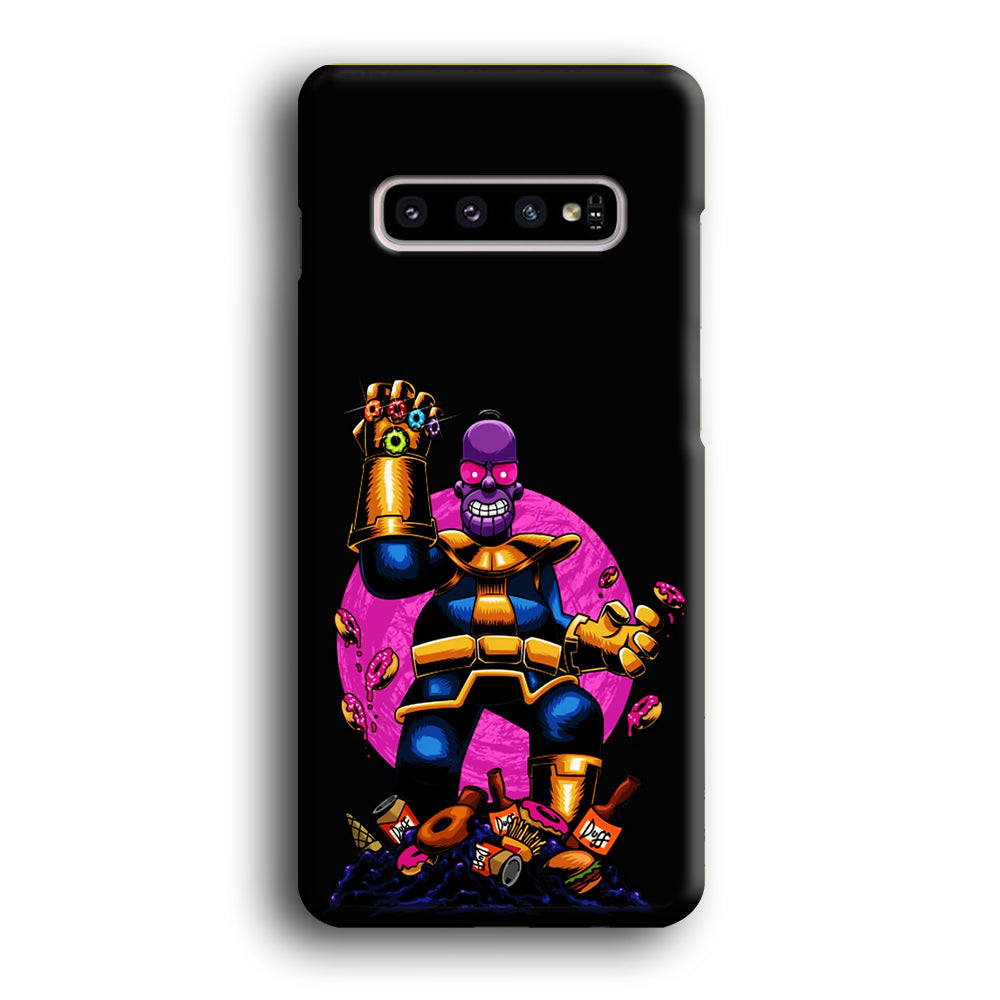 Simpson Homer Thanos Samsung Galaxy S10 Case