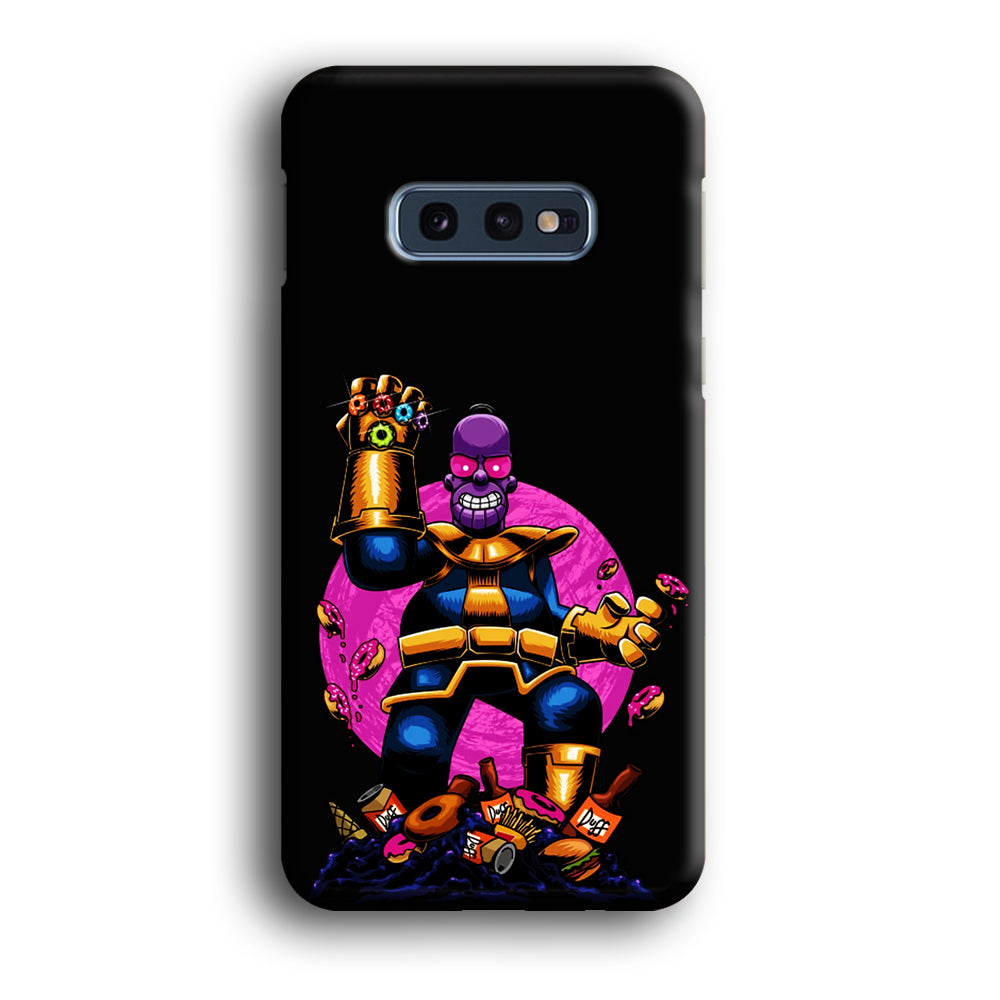 Simpson Homer Thanos Samsung Galaxy S10E Case