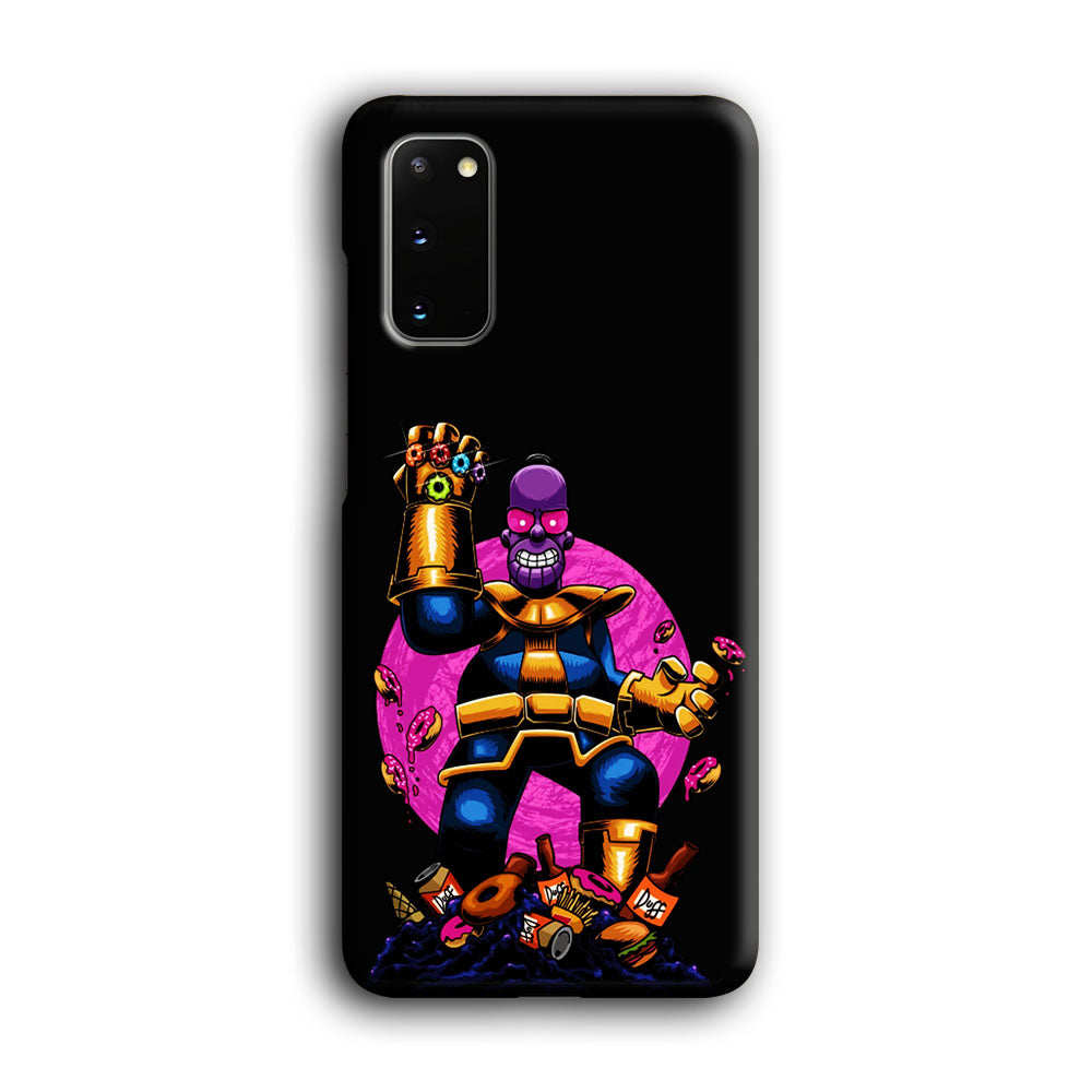 Simpson Homer Thanos Samsung Galaxy S20 Case