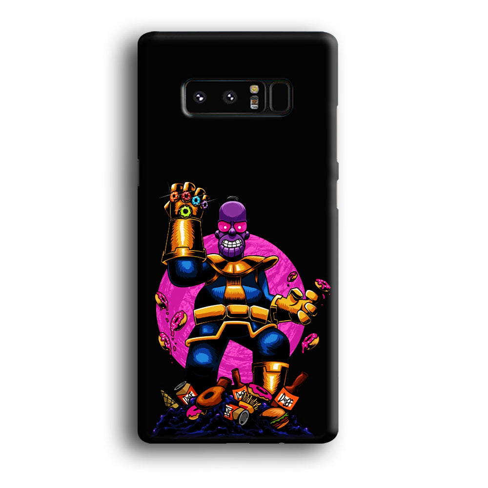 Simpson Homer Thanos Samsung Galaxy Note 8 Case