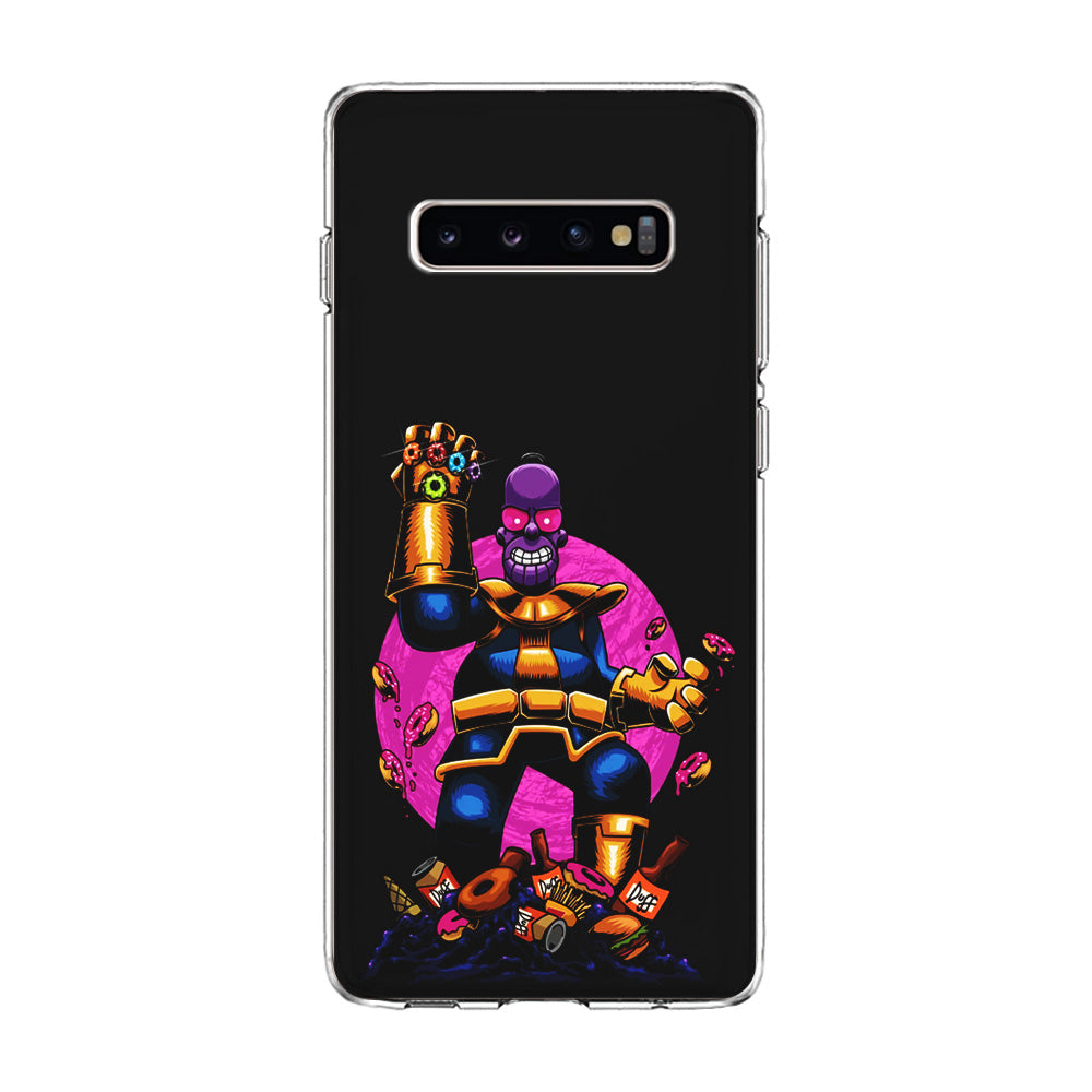 Simpson Homer Thanos Samsung Galaxy S10 Case