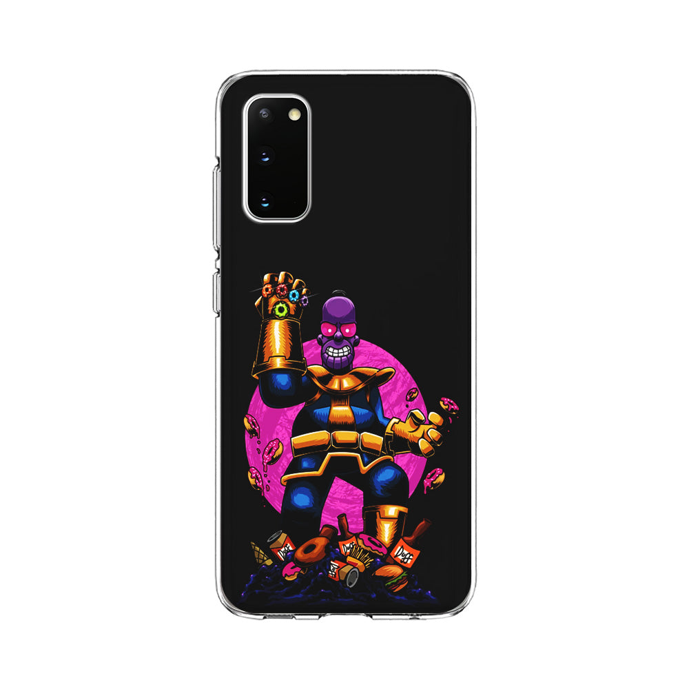 Simpson Homer Thanos Samsung Galaxy S20 Case