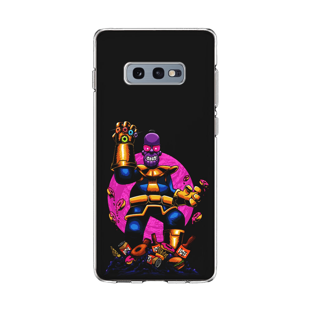 Simpson Homer Thanos Samsung Galaxy S10E Case