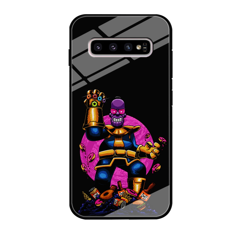 Simpson Homer Thanos Samsung Galaxy S10 Plus Case