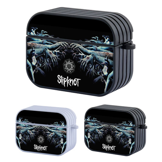 Slipknot With Dead Bloody Hands Hard Plastic Case Cover For Apple Airpods Pro